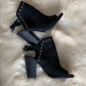 Lucky Brand Open Toe Sling Back Shoes